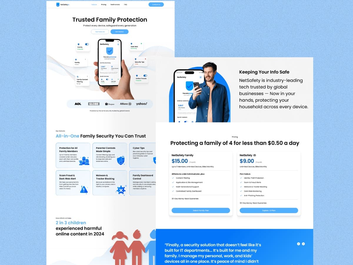 MyNetSafety website